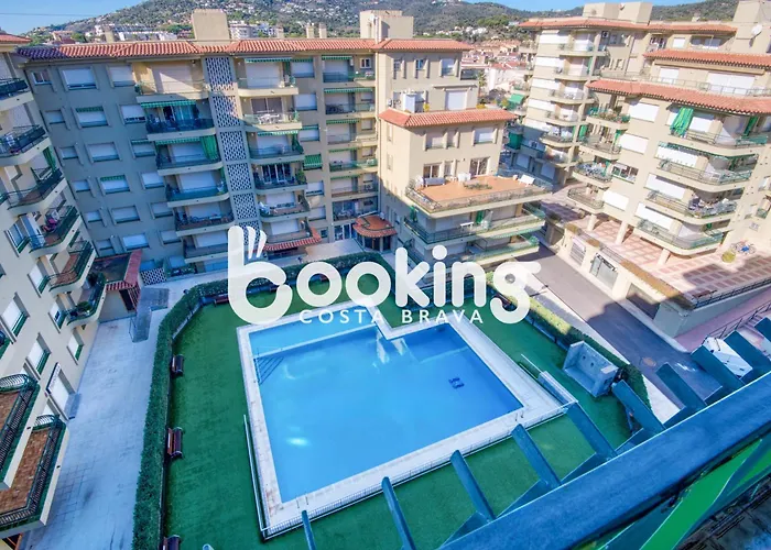 公寓 Rancho Suizo Per 4 Persones Amb Vistes Al Mar Amb Piscina Comunitaria