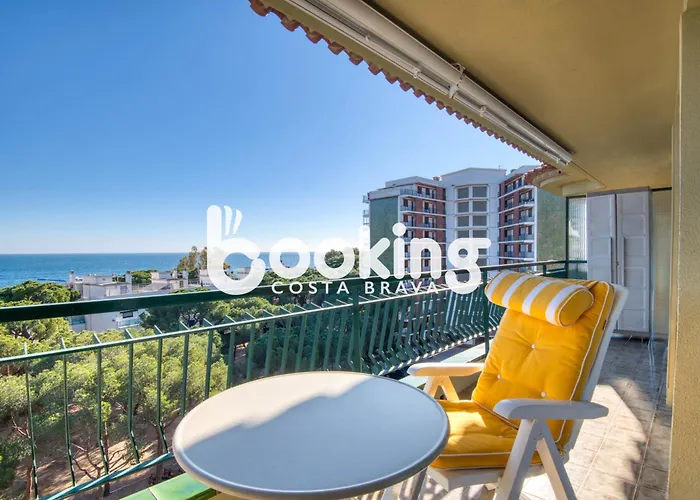 Rancho Suizo Per 4 Persones Amb Vistes Al Mar Amb Piscina Comunitaria Lägenhet *