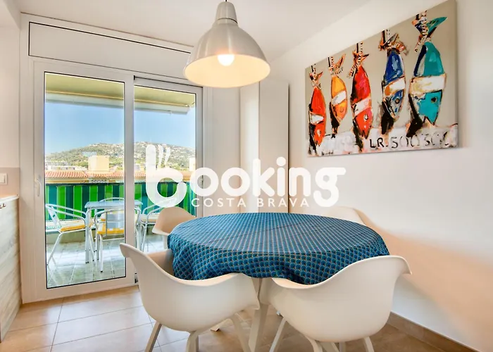 公寓 Rancho Suizo Per 4 Persones Amb Vistes Al Mar Amb Piscina Comunitaria