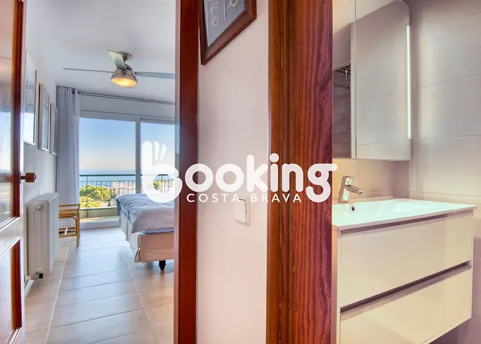 Rancho Suizo Per 4 Persones Amb Vistes Al Mar Amb Piscina Comunitaria 公寓 *