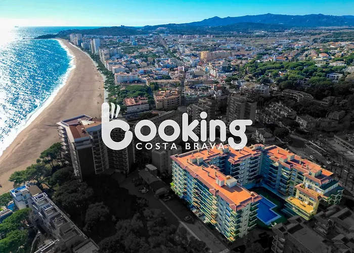 Rancho Suizo Per 4 Persones Amb Vistes Al Mar Amb Piscina Comunitaria 公寓