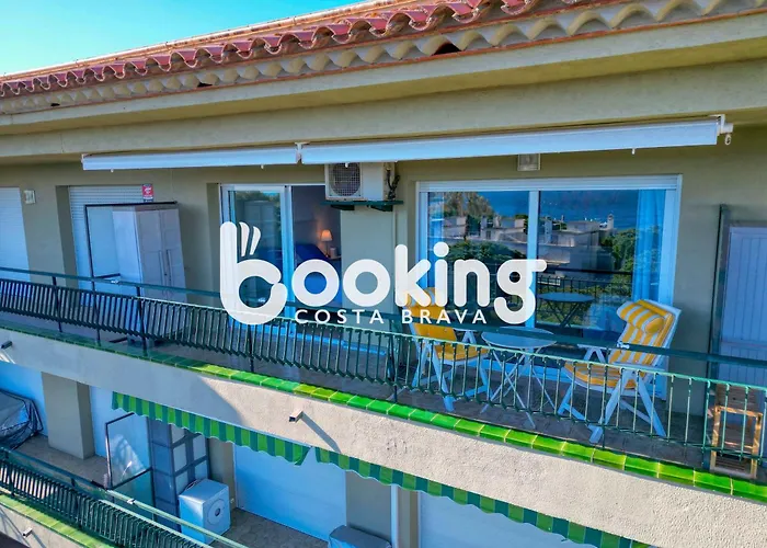 Rancho Suizo Per 4 Persones Amb Vistes Al Mar Amb Piscina Comunitaria